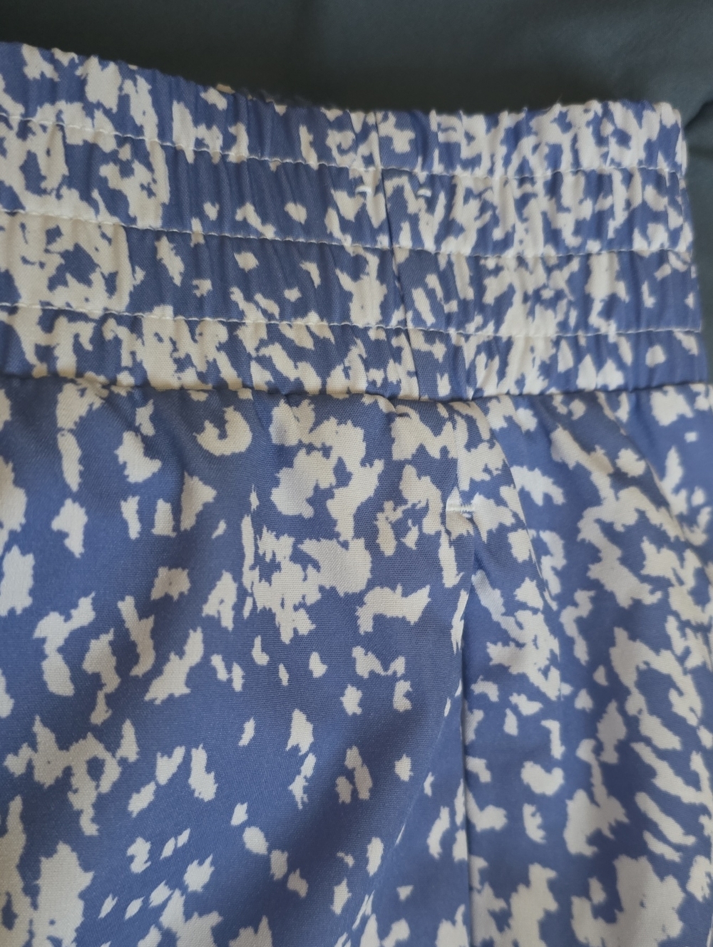RBX Shorts Skort Womens Size Large White Blue Pattern Skort Skirt